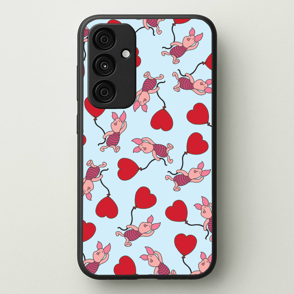 Baby Pig With Balloon Pattern  - Disney Phone Case for Galaxy A55