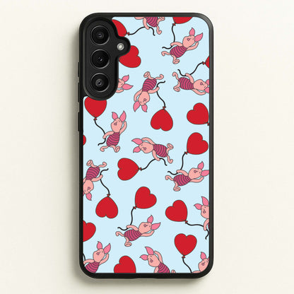 Baby Pig With Balloon Pattern  - Disney Phone Case for Galaxy A36