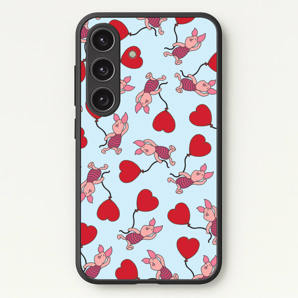 Baby Pig With Balloon Pattern  - Disney Phone Case for Galaxy S24