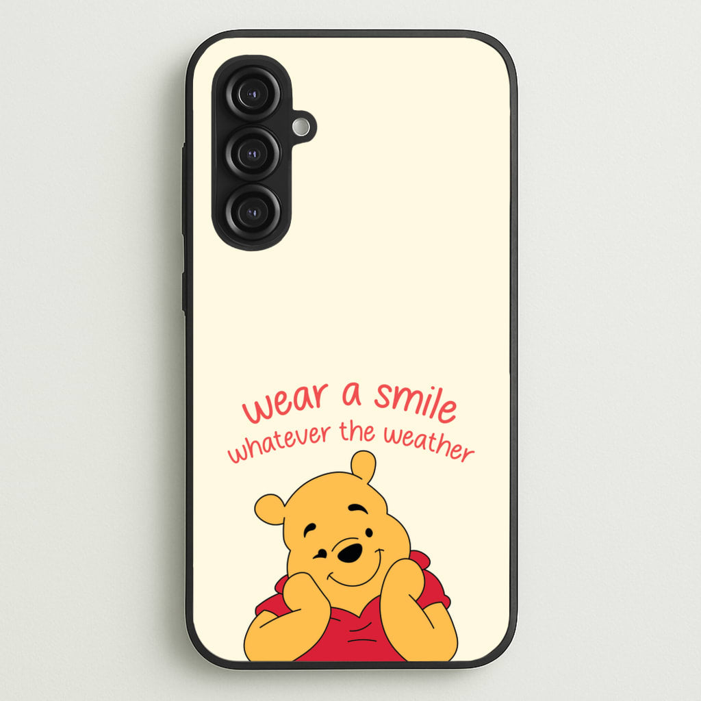 Wear A Smile Whatever The Weather   - Disney Phone Case for Galaxy S23FE