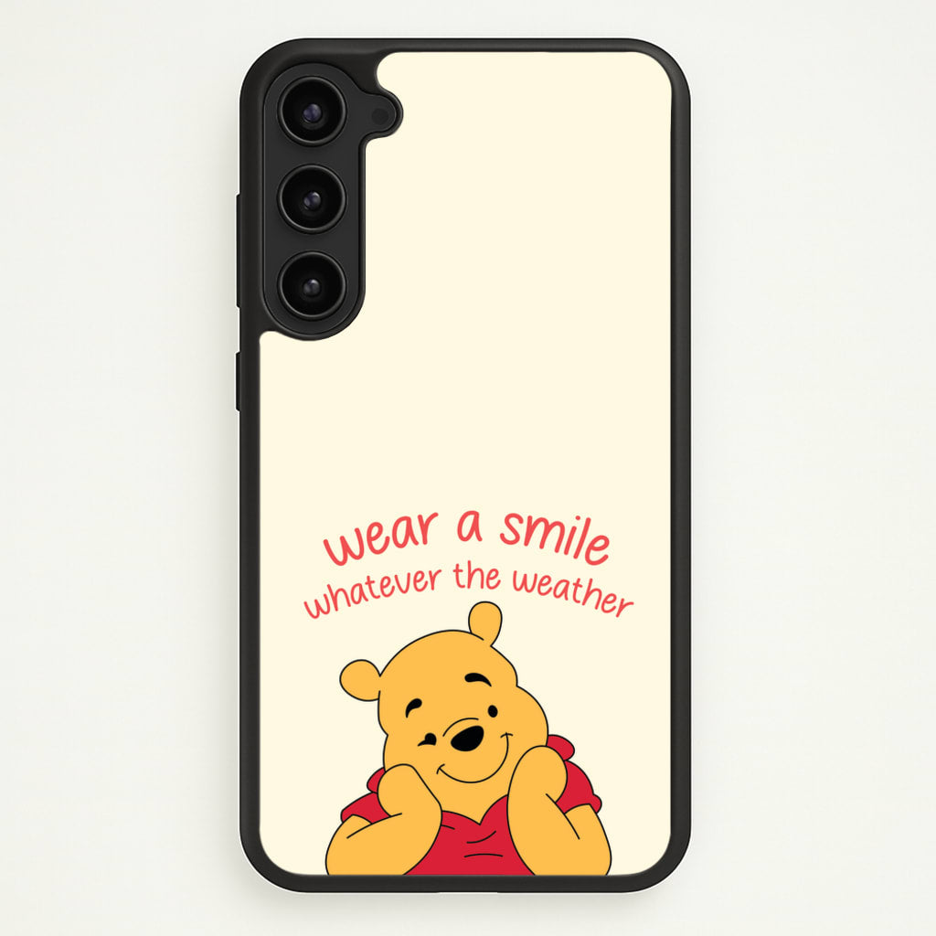 Wear A Smile Whatever The Weather   - Disney Phone Case for Galaxy S23 Plus