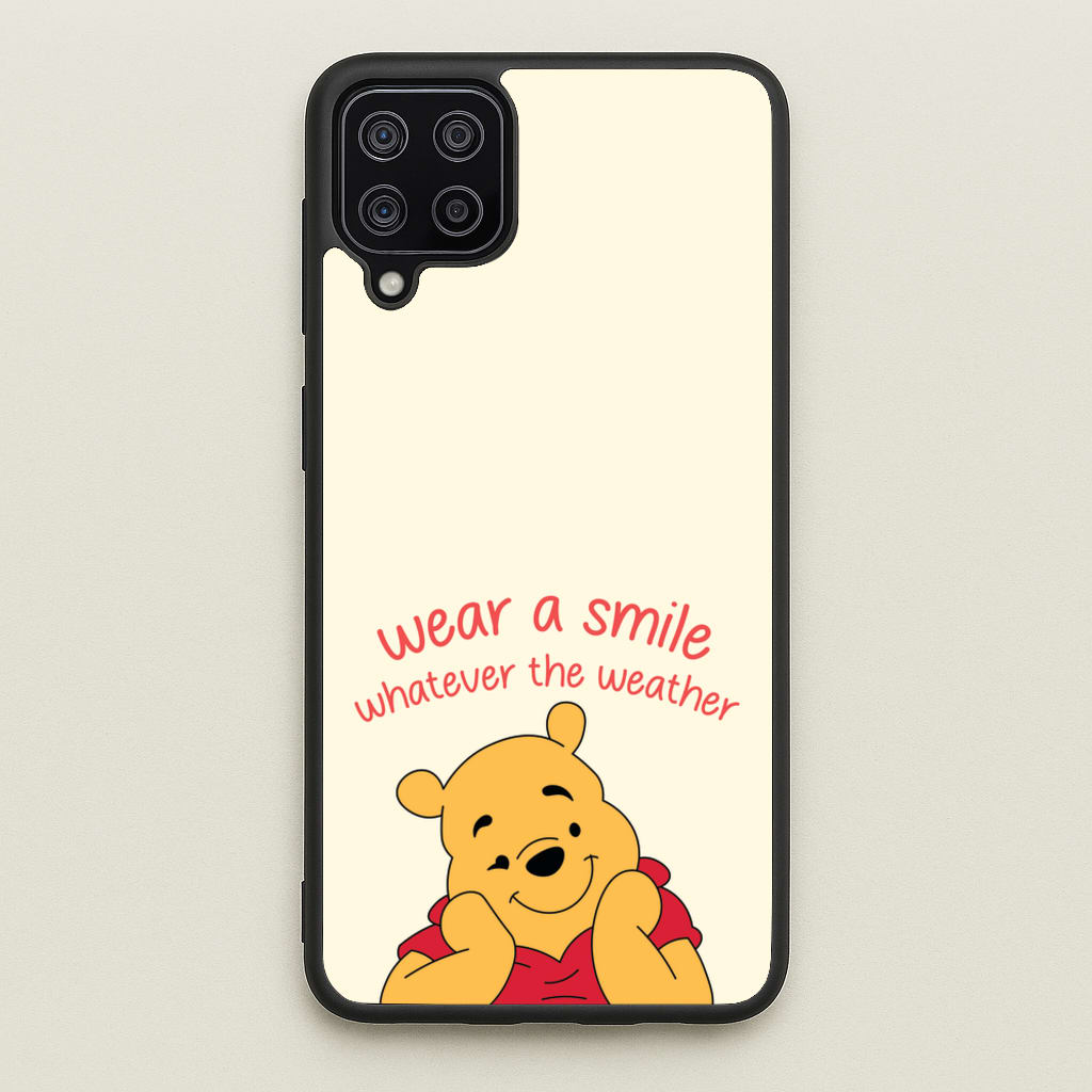 Wear A Smile Whatever The Weather   - Disney Phone Case for Galaxy A12