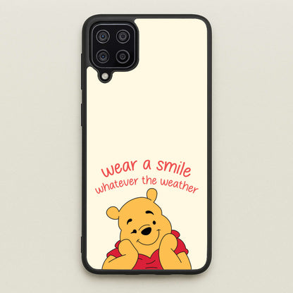 Wear A Smile Whatever The Weather   - Disney Phone Case for Galaxy A12