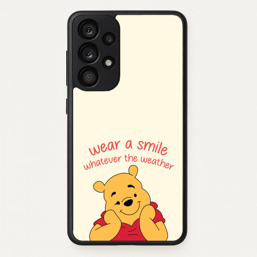 Wear A Smile Whatever The Weather   - Disney Phone Case for Galaxy A33