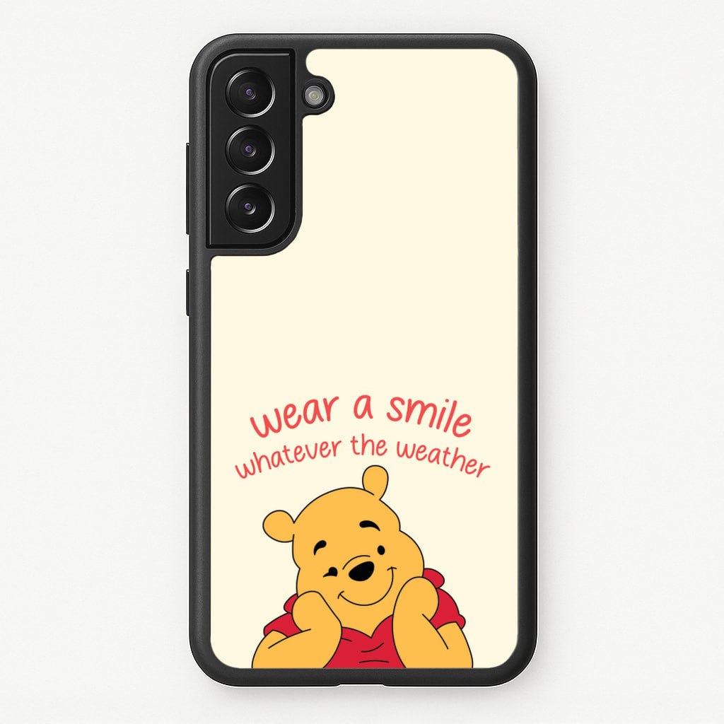 Wear A Smile Whatever The Weather   - Disney Phone Case for Galaxy S21 Plus