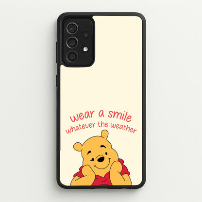 Wear A Smile Whatever The Weather   - Disney Phone Case for Galaxy A52 / A52s