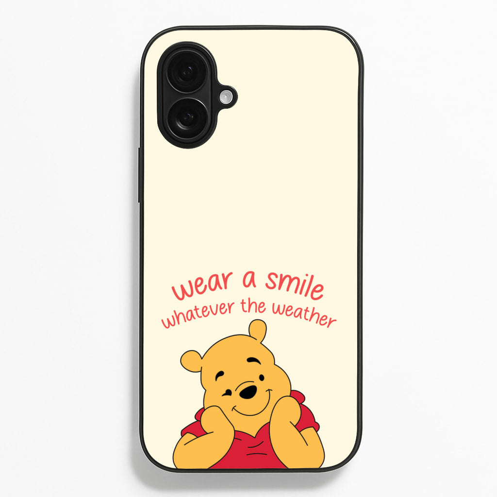 Wear A Smile Whatever The Weather   - Disney Phone Case for iPhone 16 Plus