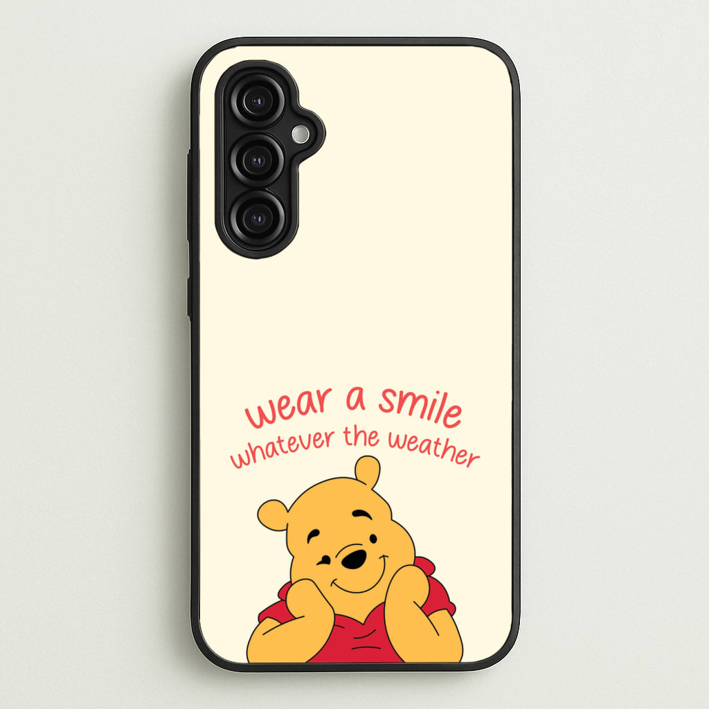 Wear A Smile Whatever The Weather   - Disney Phone Case for Galaxy A14