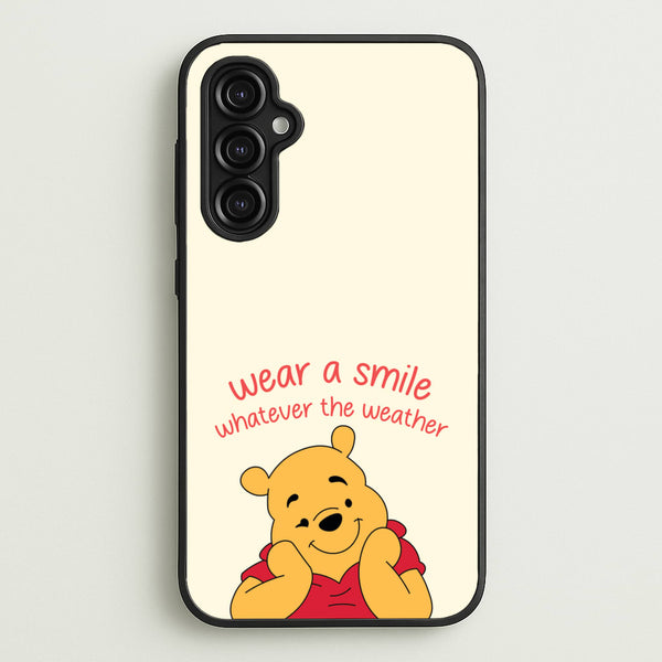 Wear A Smile Whatever The Weather   - Disney Phone Case for Galaxy A14