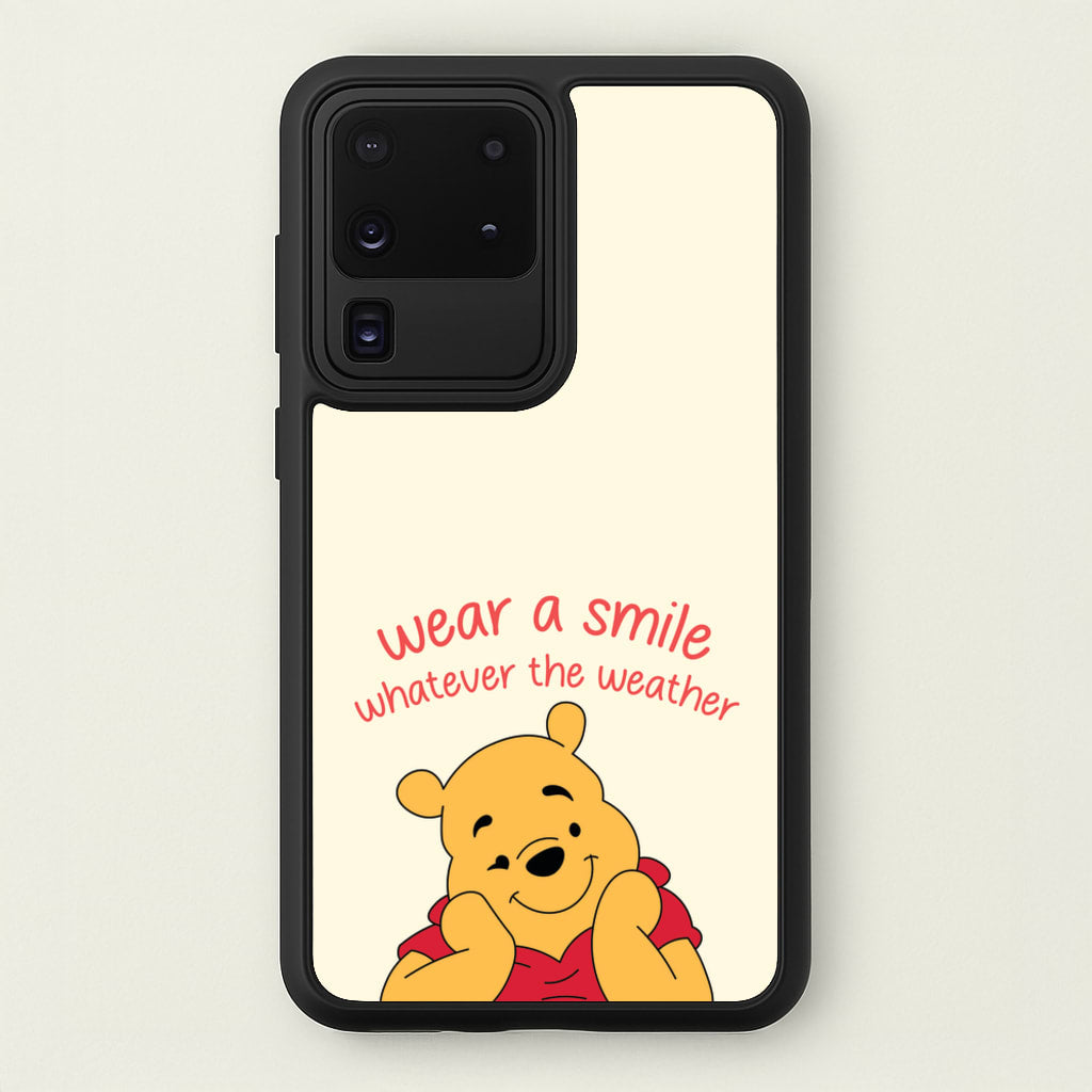 Wear A Smile Whatever The Weather   - Disney Phone Case for Galaxy S20 Ultra