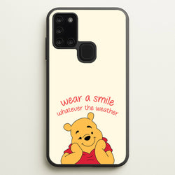 Wear A Smile Whatever The Weather   - Disney Phone Case for Galaxy A21s