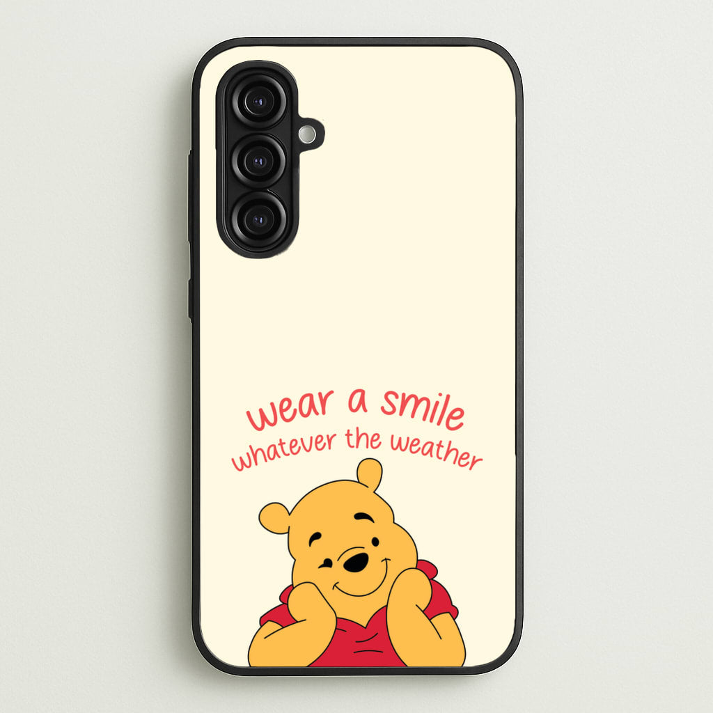 Wear A Smile Whatever The Weather   - Disney Phone Case for Galaxy A16