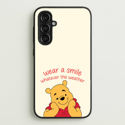 Wear A Smile Whatever The Weather   - Disney Phone Case for Galaxy A16