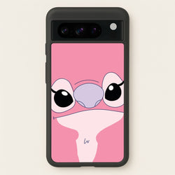Cute Pink Alien Face  - Stitch Phone Case for Google Pixel 8 Pro