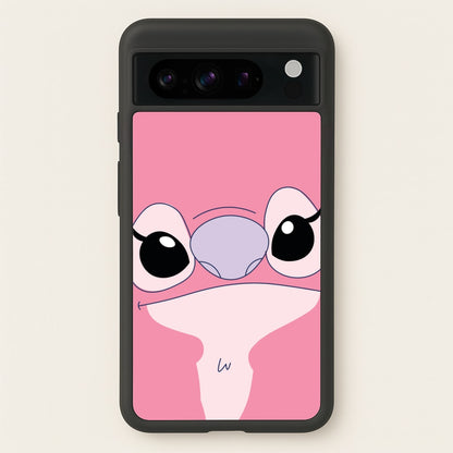 Cute Pink Alien Face  - Stitch Phone Case for Google Pixel 8 Pro