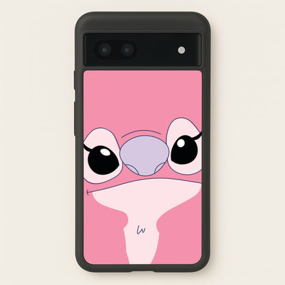 Cute Pink Alien Face  - Stitch Phone Case for Google Pixel 6a