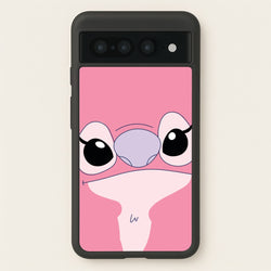 Cute Pink Alien Face  - Stitch Phone Case for Google Pixel 7 Pro