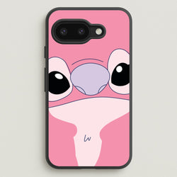 Cute Pink Alien Face  - Stitch Phone Case for Google Pixel 9a