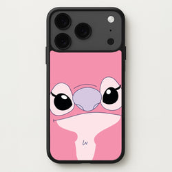 Cute Pink Alien Face Phone Case for iPhone 17 Pro Max