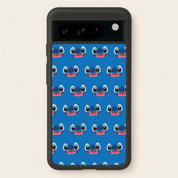 Blue Alien Face Pattern  - Stitch Phone Case for Google Pixel 8 Pro