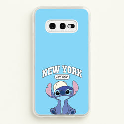 New York Blue Alien  - Stitch Phone Case for Galaxy S10e