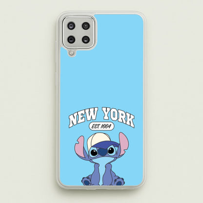 New York Blue Alien  - Stitch Phone Case for Galaxy A12