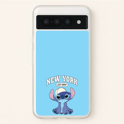 New York Blue Alien  - Stitch Phone Case for Google Pixel 7 Pro