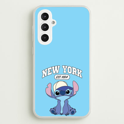 New York Blue Alien  - Stitch Phone Case for Galaxy S23FE