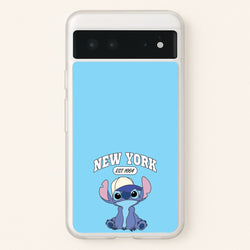 New York Blue Alien  - Stitch Phone Case for Google Pixel 6