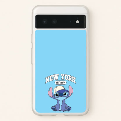 New York Blue Alien  - Stitch Phone Case for Google Pixel 6