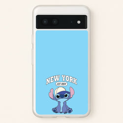 New York Blue Alien  - Stitch Phone Case for Google Pixel 7