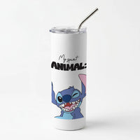 My Sprit Animal Blue Alien Skinny Tumbler