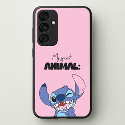 My Sprit Animal Blue Alien  - Stitch Phone Case for Galaxy A55