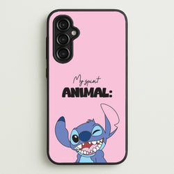 My Sprit Animal Blue Alien  - Stitch Phone Case for Galaxy A14
