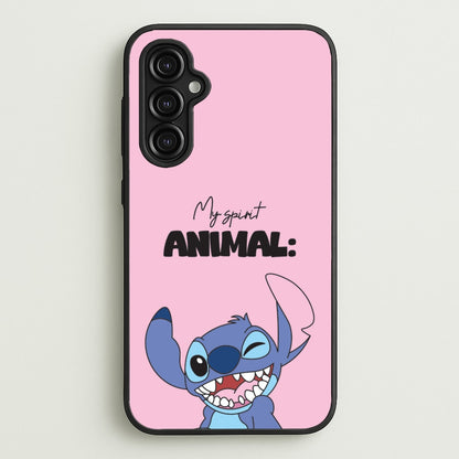 My Sprit Animal Blue Alien  - Stitch Phone Case for Galaxy A14