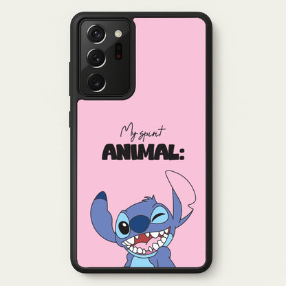 My Sprit Animal Blue Alien  - Stitch Phone Case for Galaxy Note 20 Ultra
