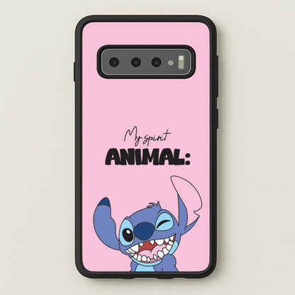 My Sprit Animal Blue Alien  - Stitch Phone Case for Galaxy S10