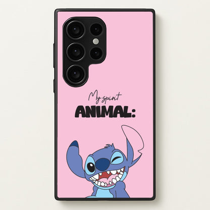 My Sprit Animal Blue Alien  - Stitch Phone Case for Galaxy S24 Ultra