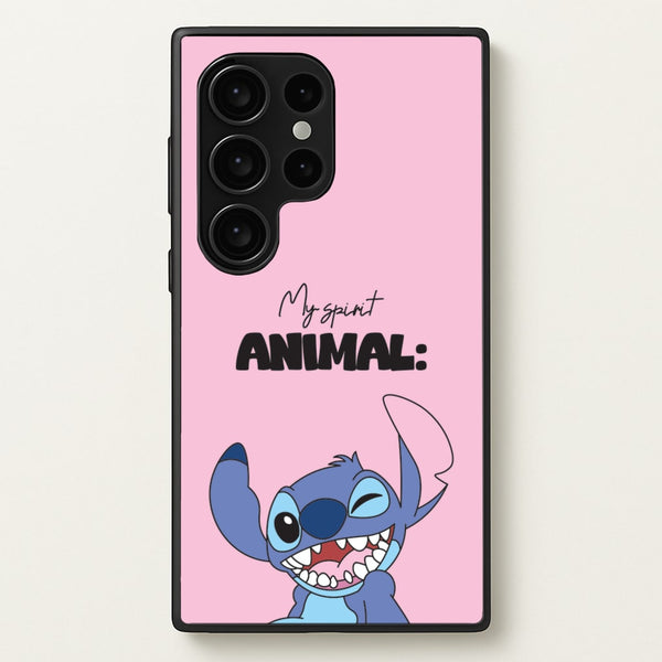 My Sprit Animal Blue Alien  - Stitch Phone Case for Galaxy S24 Ultra
