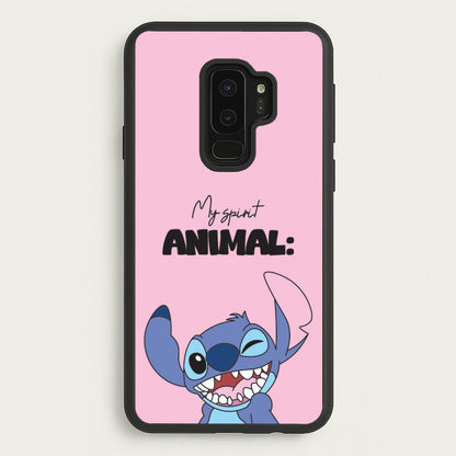 My Sprit Animal Blue Alien  - Stitch Phone Case for Galaxy S9 Plus