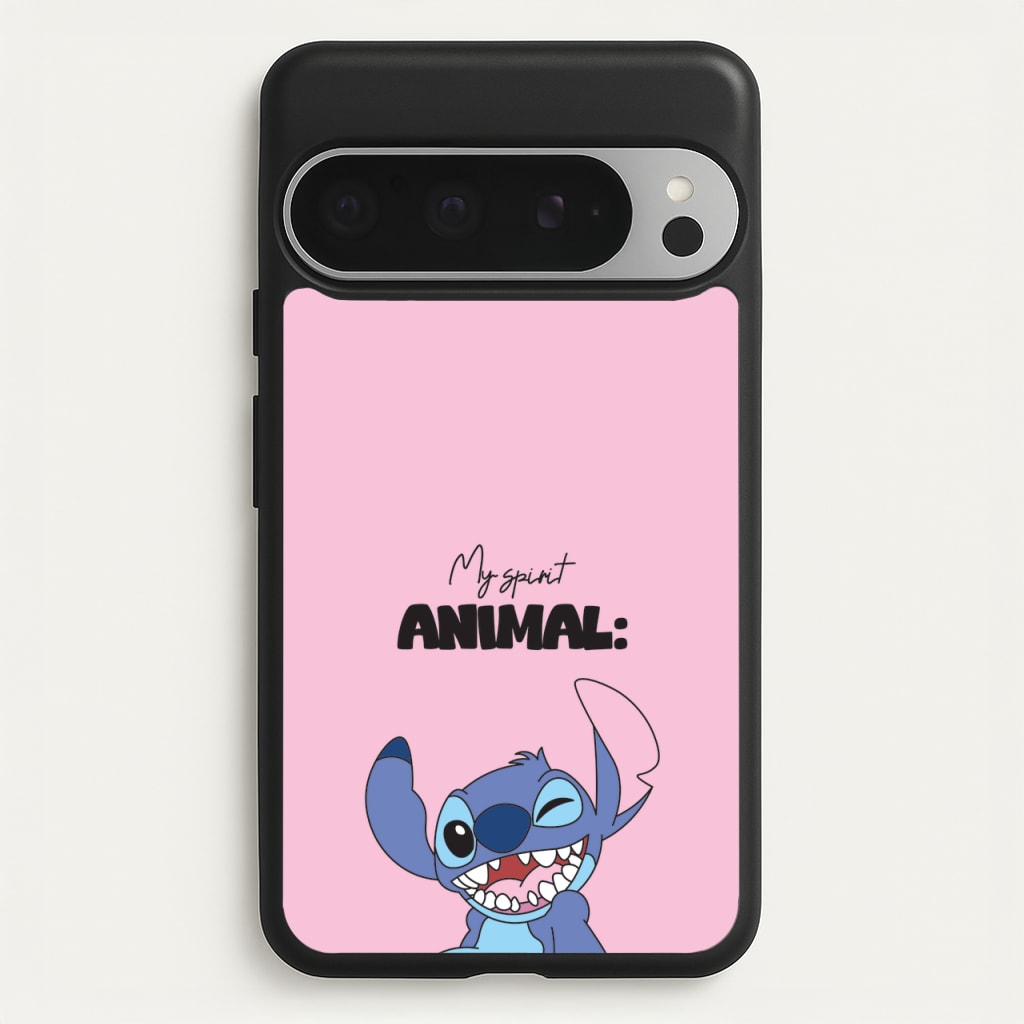 My Sprit Animal Blue Alien  - Stitch Phone Case for Google Pixel 9 Pro XL