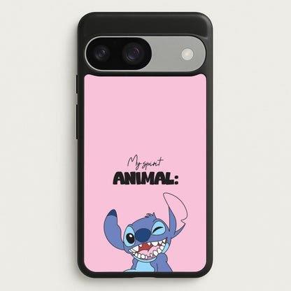 My Sprit Animal Blue Alien  - Stitch Phone Case for Google Pixel 9 / 9 Pro