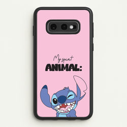 My Sprit Animal Blue Alien  - Stitch Phone Case for Galaxy S10e