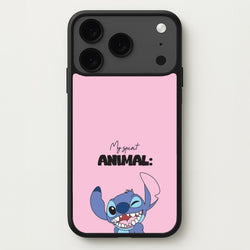 My Sprit Animal Blue Alien Phone Case for iPhone 17 Pro