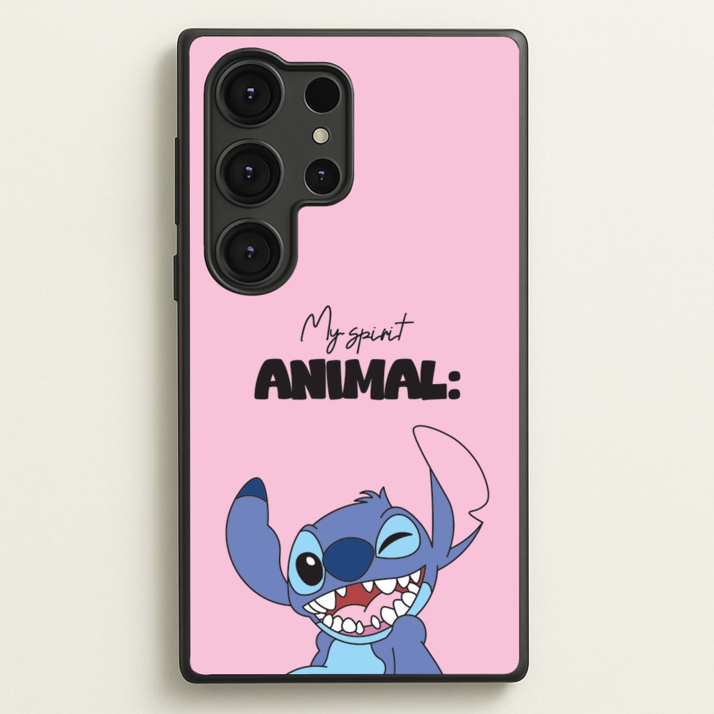 My Sprit Animal Blue Alien  - Stitch Phone Case for Galaxy S25 Ultra