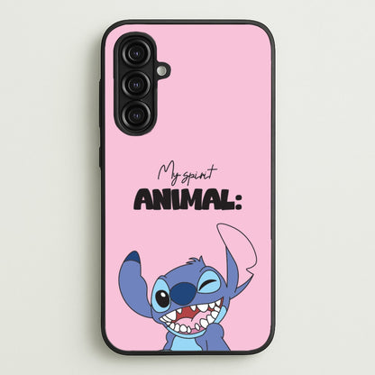 My Sprit Animal Blue Alien  - Stitch Phone Case for Galaxy A16