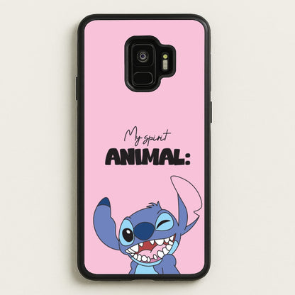 My Sprit Animal Blue Alien  - Stitch Phone Case for Galaxy S9