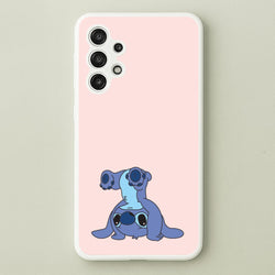 Cute Blue Alien Handstand  - Stitch Phone Case for Galaxy A13