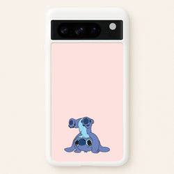 Cute Blue Alien Handstand  - Stitch Phone Case for Google Pixel 8 Pro