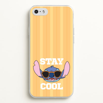 Stay Cool Blue Alien  - Stitch Phone Case for iPhone 5 / 5s / SE 2016